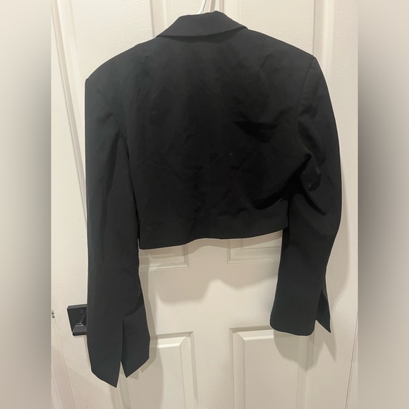 Black Cropped Blazer H&M - Picture 6 of 6
